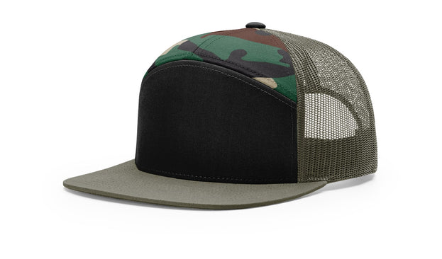 168 -Trucker - 7 Panel Adjustable