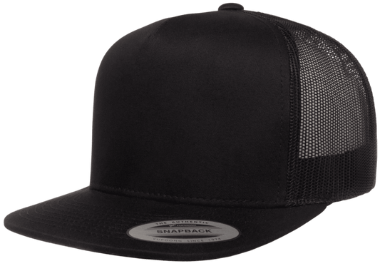Flat Bill Trucker 6006 - Adjustable Snapback
