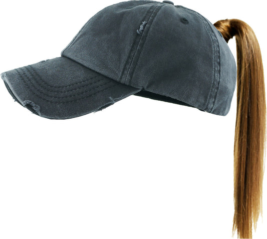 Distressed Ponytail - Adjustable