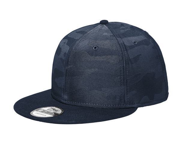 Camo Flat Bill Snapback Cap NE407 - Adjustable